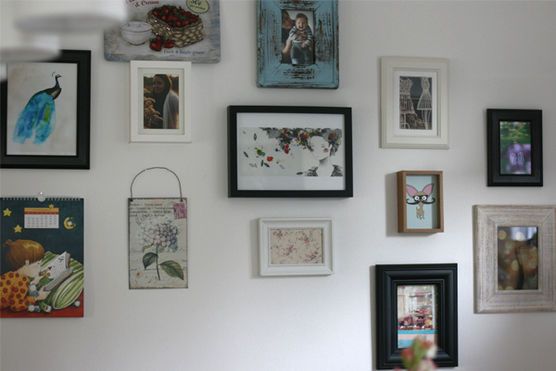 Ein Teil der Bilderwand Ein Teil der Bilderwand