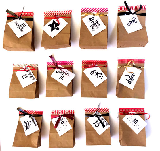 So sah unser Adventskalender So sah unser Adventskalender