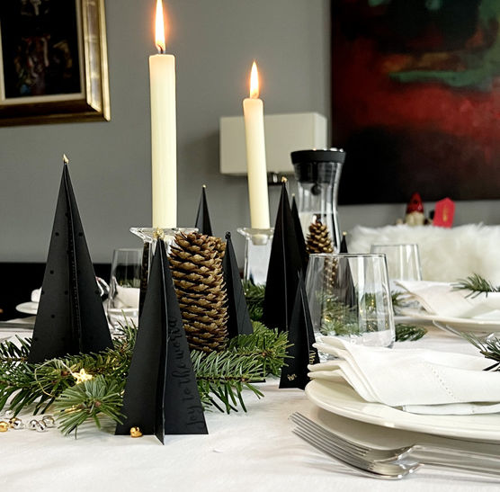 Meine diesjährige Tischdekoration an Meine diesjährige Tischdekoration an