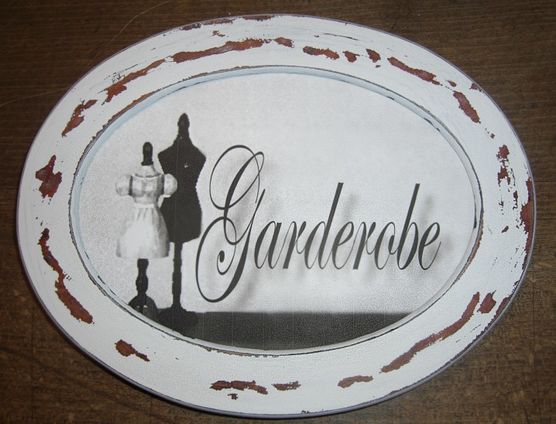 Garderobenschild Garderobenschild