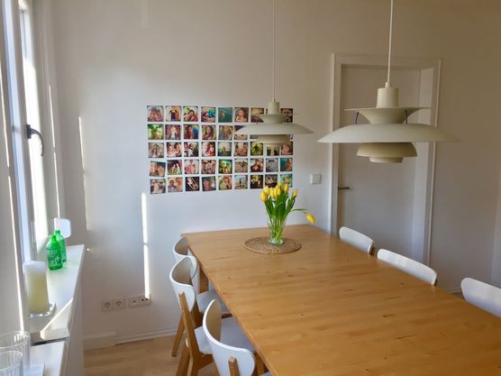 Fotowand im Esszimmer Fotowand im Esszimmer