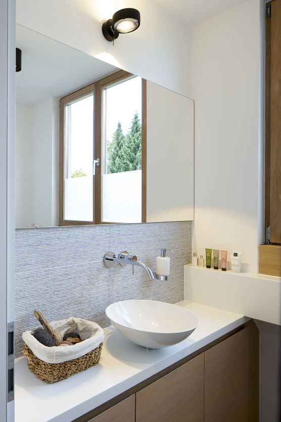 Unser kleines, freundliches Gästebad Unser kleines, freundliches Gästebad