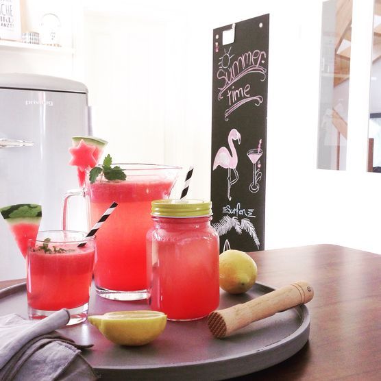 Lecker Melonen Bowle Lecker Melonen Bowle