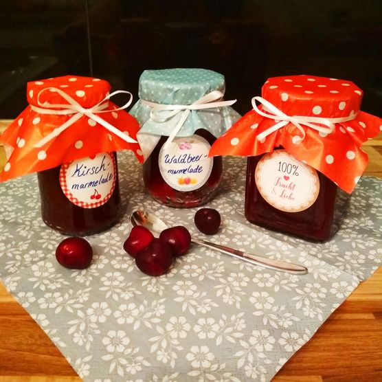 Die Erste selbstgemachte Marmelade Die Erste selbstgemachte Marmelade
