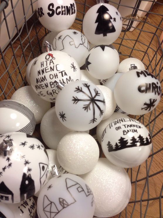 Weihnachtskugelmalerei Weihnachtskugelmalerei