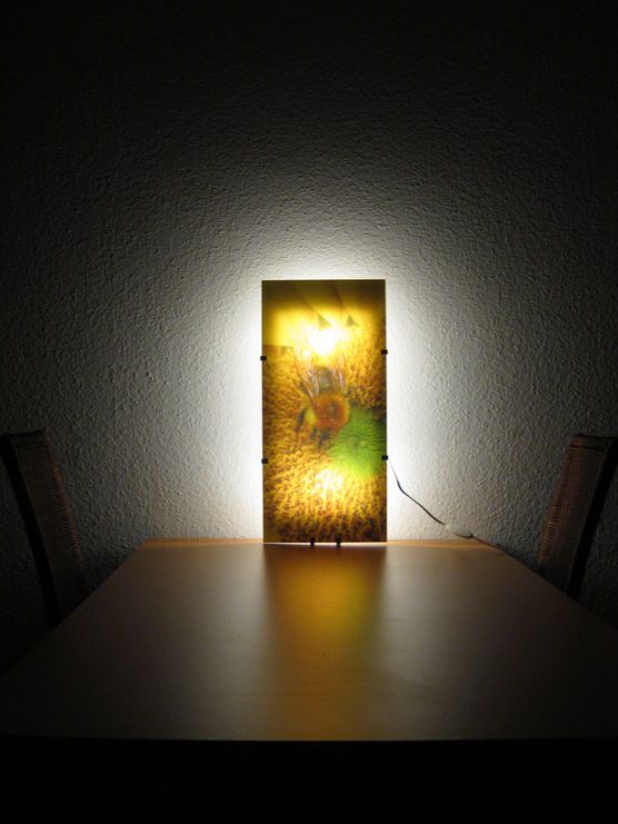 Sonnige Acryl-Glas Lampe Sonnige Acryl-Glas Lampe