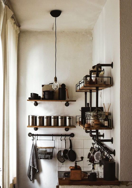 Offene Regale in kleiner Offene Regale in kleiner