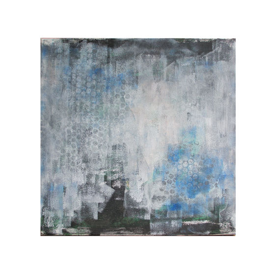 SCHWARZBLAUGRÜN Acryl auf Leinwand 40 x 40 cm SCHWARZBLAUGRÜN Acryl auf Leinwand 40 x 40 cm