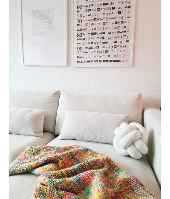 Mein DIY Knotenkissen ist Mein DIY Knotenkissen ist