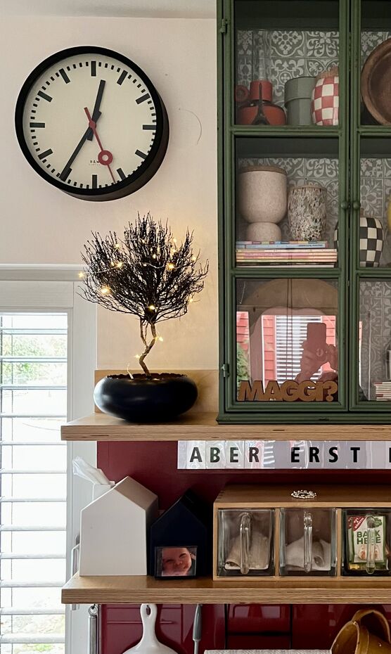 Eins der Bäumchen leuchtet Eins der Bäumchen leuchtet