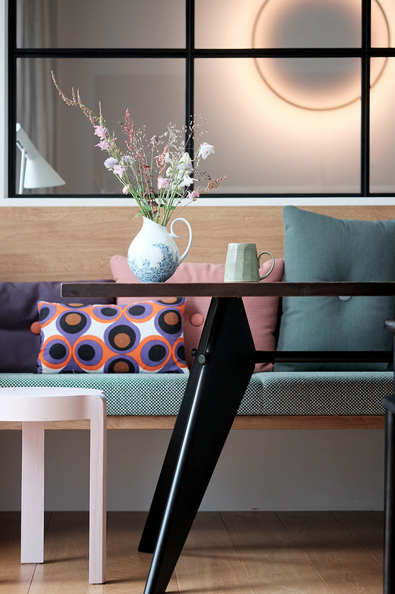 Das plakative 70er Kissen Das plakative 70er Kissen