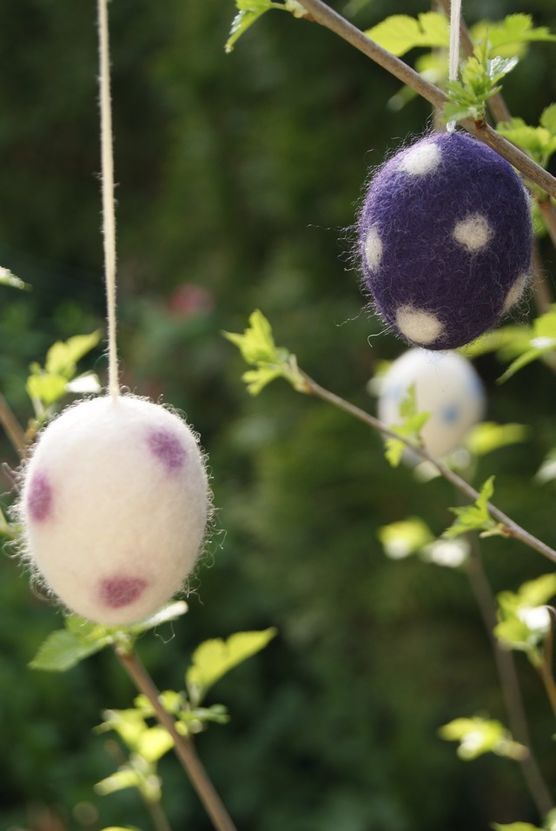 Gefilzte Ostereier Gefilzte Ostereier