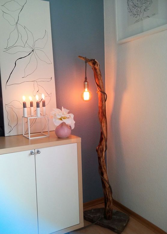 Neue Altholz-Leuchte Neue Altholz-Leuchte