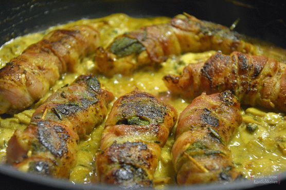 Salbei-Speck-Hühnchen Salbei-Speck-Hühnchen