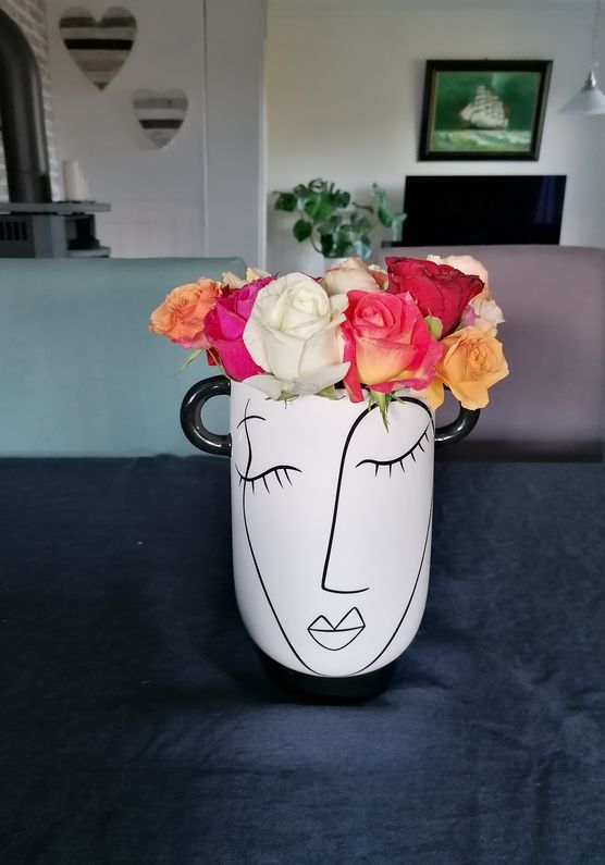 Vase mit neuer Frisur Vase mit neuer Frisur
