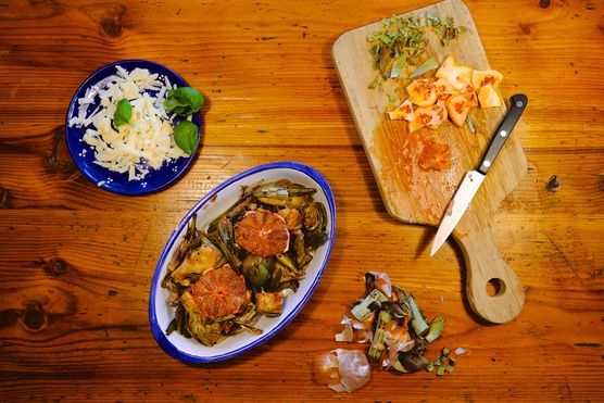 Artischocke trifft Blutorange Artischocke trifft Blutorange