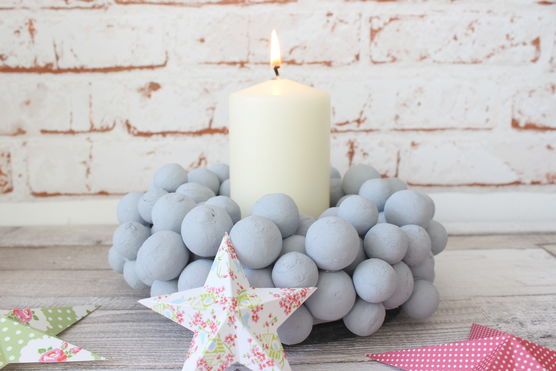 Betonkugelkranz - schnell & einfach selber machen Betonkugelkranz - schnell & einfach selber machen