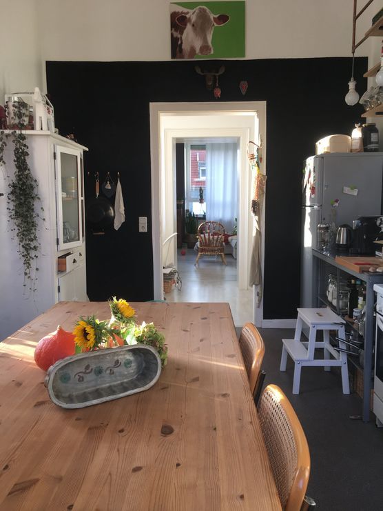 Küche in der Abendsonne Küche in der Abendsonne