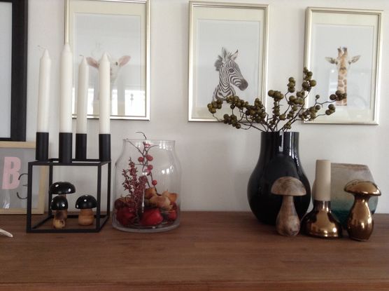 Herbsteinzug im Esszimmer Herbsteinzug im Esszimmer