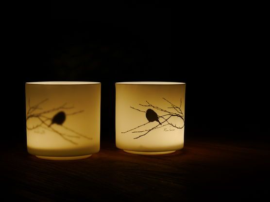 Porzellanteelichthalter Porzellanteelichthalter