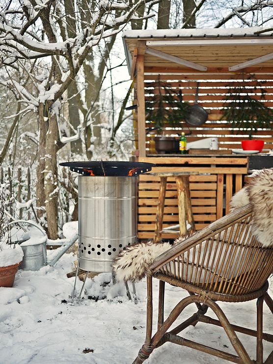 Wintergrillen. So richtig mit Wintergrillen. So richtig mit