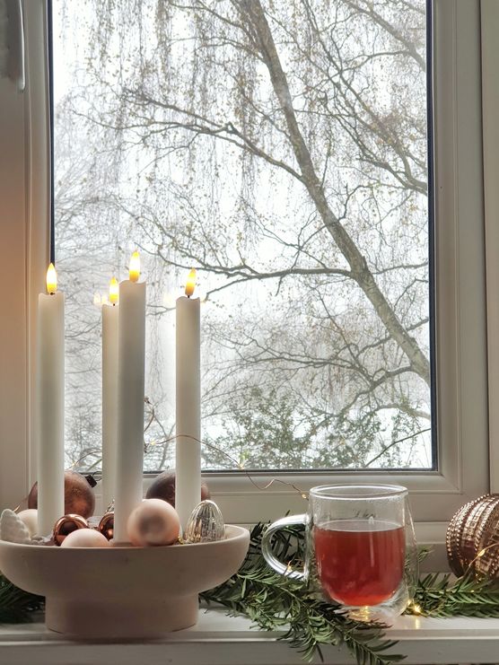 Blick auf den verschneiten Blick auf den verschneiten