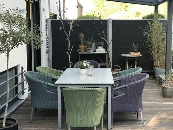 Unsere Terrasse noch vor Unsere Terrasse noch vor