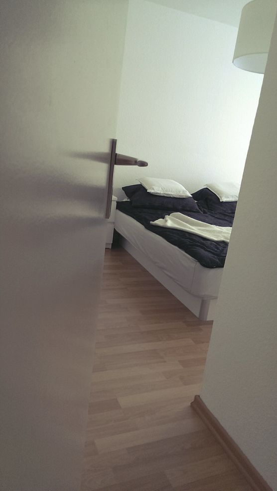 Blick ins Schlafzimmer Blick ins Schlafzimmer