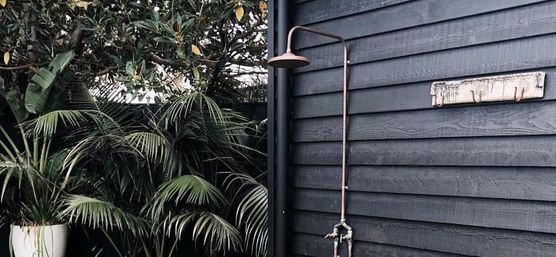 Eine Gartendusche sorgt nach Eine Gartendusche sorgt nach