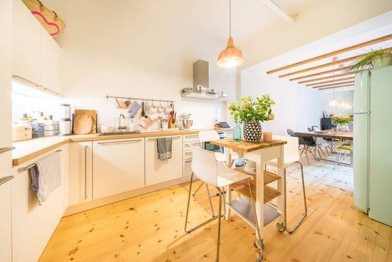 Unsere offene Küche im skandinavischen Look Unsere offene Küche im skandinavischen Look