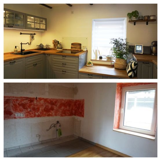 Küche vorher und nachher Küche vorher und nachher