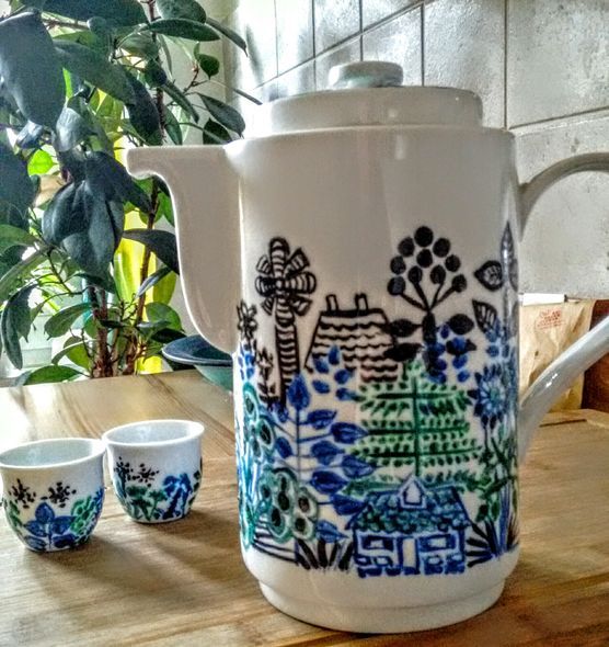 Kaffeekanne - selbst bemalt Kaffeekanne - selbst bemalt