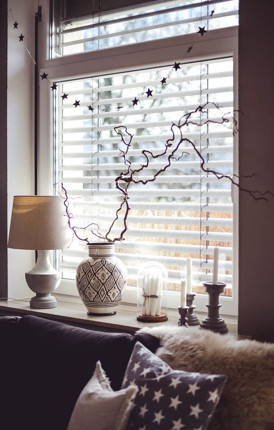 Winterliche Sofaecke. Winterliche Sofaecke.