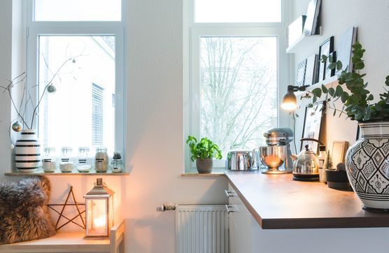 Winterwonderland in der Küche. Winterwonderland in der Küche.