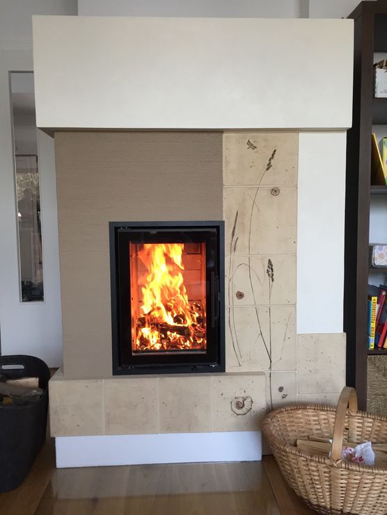 Mit Feuer im Ofen. Mit Feuer im Ofen.