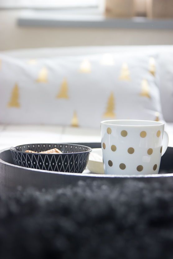 Tasse mit Gold Tasse mit Gold