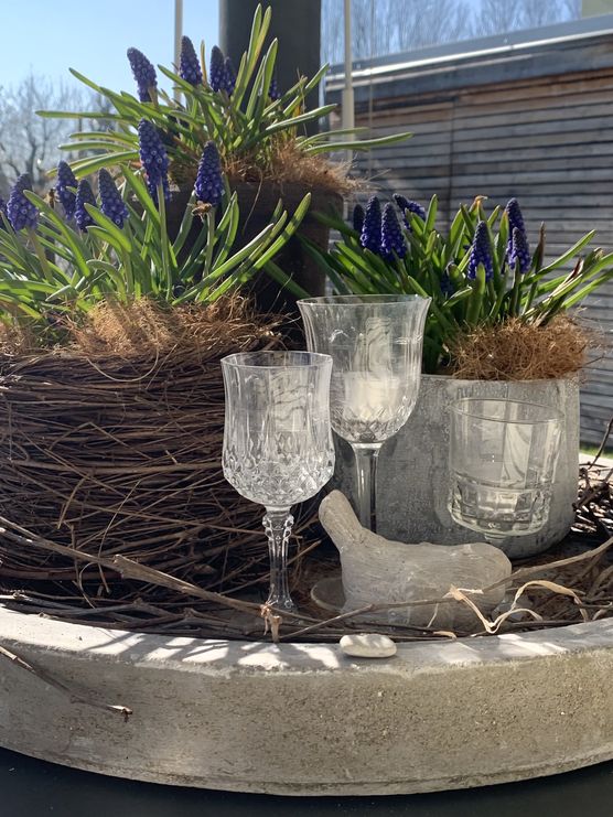 Gesumme auf dem Gartentisch Gesumme auf dem Gartentisch