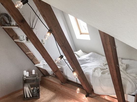 bed in the corner bed in the corner