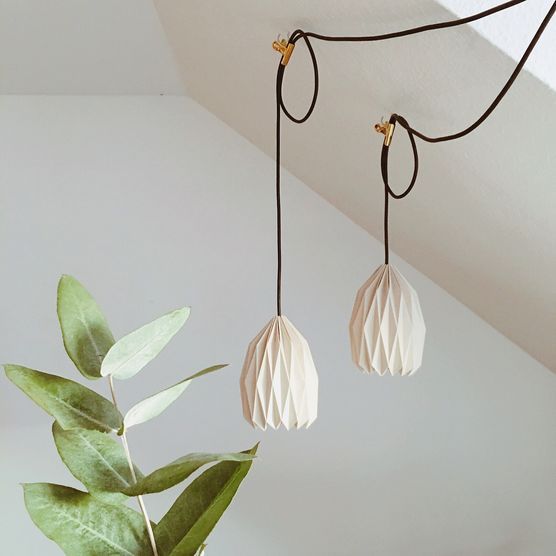 DIY Origamilampen DIY Origamilampen