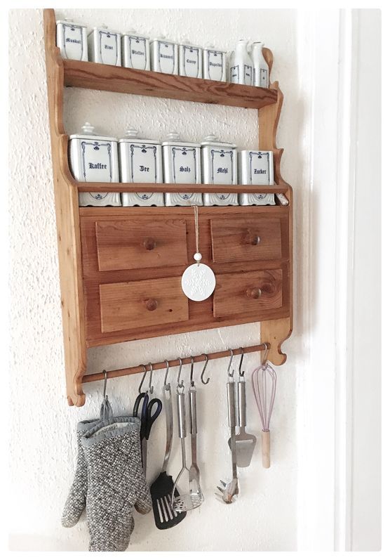 Küchenregal im Winterlook Küchenregal im Winterlook