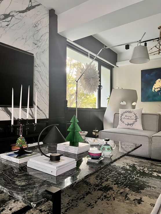 Die grünen Akzente gefallen Die grünen Akzente gefallen