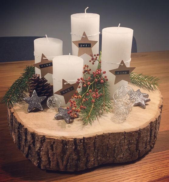 Adventskranz - mal anders! Adventskranz - mal anders!