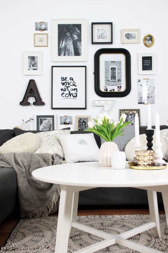 Wohnzimmer im Frühlingslook mit neuer Bildergalerie Wohnzimmer im Frühlingslook mit neuer Bildergalerie