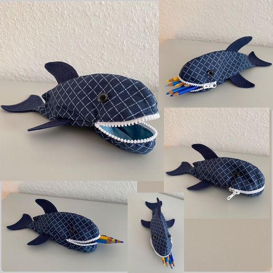 Das kleine Hai-🦈 Federmäppchen Das kleine Hai-🦈 Federmäppchen