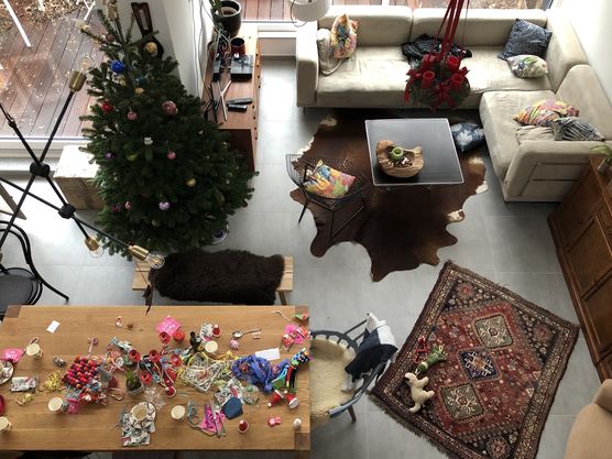 Blick ins Wohnzimmer am Blick ins Wohnzimmer am