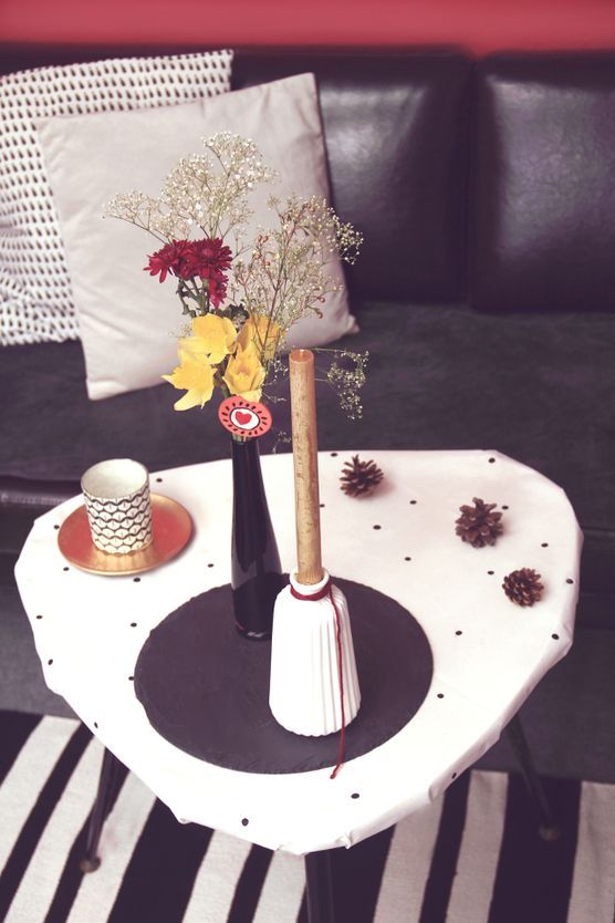 Mein dekorierter Wohnzimmertisch im Januar 2015 Mein dekorierter Wohnzimmertisch im Januar 2015