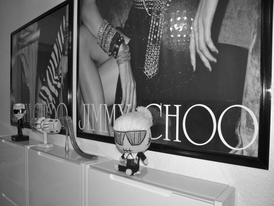 Karl und Jimmy Choo in meinem Ankleidezimmer Karl und Jimmy Choo in meinem Ankleidezimmer