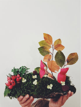 Anleitung für kleine Filzwichtel im Herbstwald