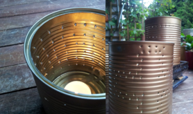 Alte Blechdosen im neuen Glanz: Schöne Windlichter einfach Selberbasteln