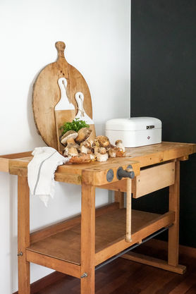 4 Upcycling-Ideen: Alte Werkbank als Küchenblock